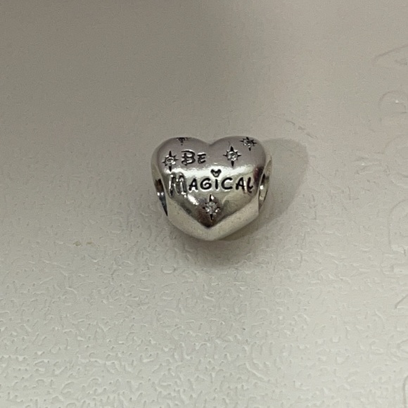 Pandora Sterling Silver Disney Be Magical CZ Bead - Picture 3 of 5